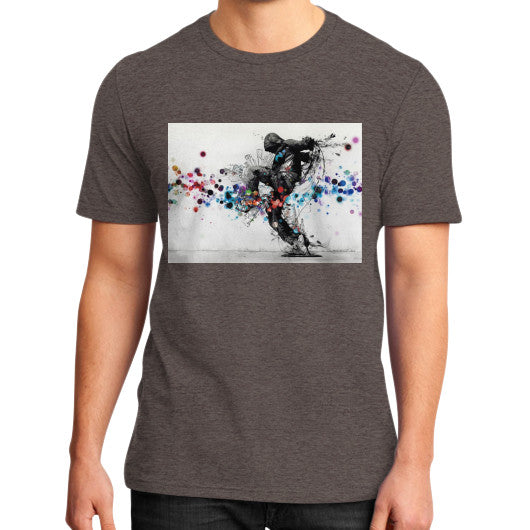 District T-Shirt (on man) Heather brown lvmmstudio