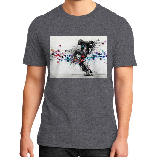 District T-Shirt (on man) Heather charcoal lvmmstudio
