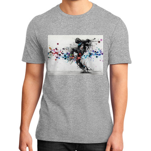 District T-Shirt (on man) Heather grey lvmmstudio