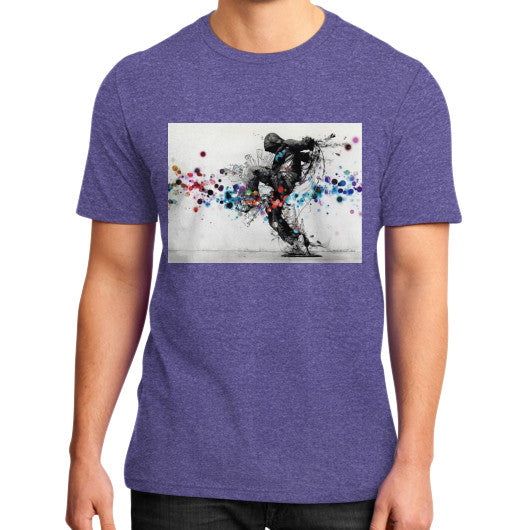 District T-Shirt (on man) Heather purple lvmmstudio