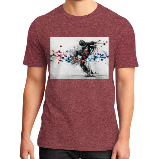 District T-Shirt (on man) Heather red lvmmstudio
