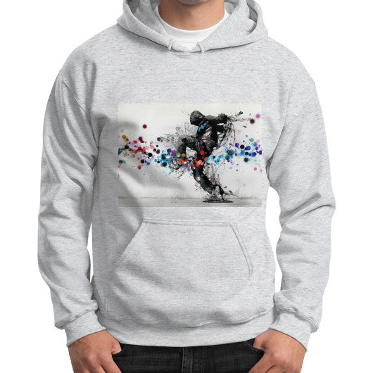 Gildan Hoodie (on man) Ash grey lvmmstudio