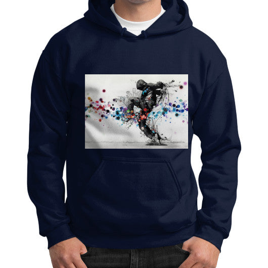 Gildan Hoodie (on man) Navy lvmmstudio