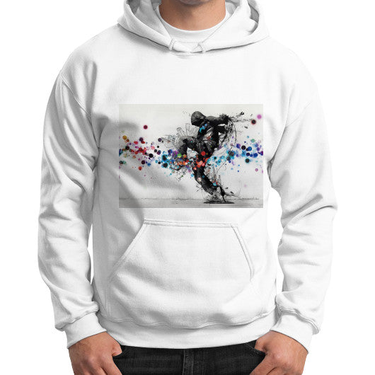 Gildan Hoodie (on man) White lvmmstudio
