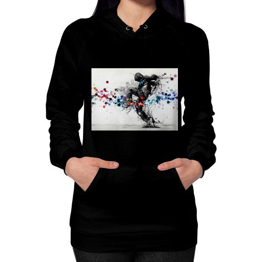 Hoodie (on woman) Black lvmmstudio
