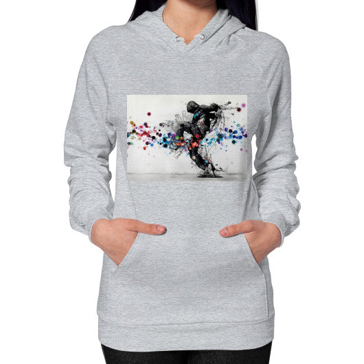 Hoodie (on woman) Heather grey lvmmstudio