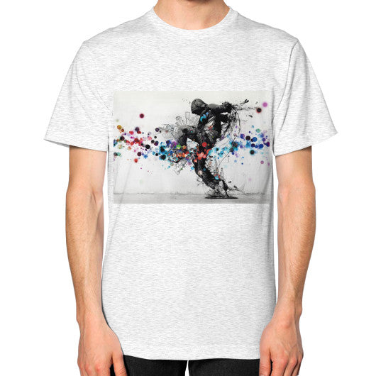 Unisex T-Shirt (on man) Ash grey lvmmstudio