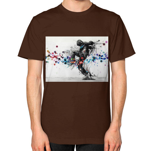 Unisex T-Shirt (on man) Brown lvmmstudio