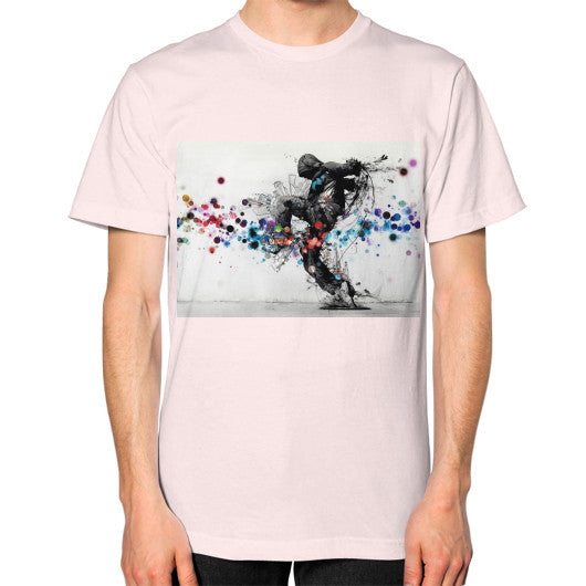 Unisex T-Shirt (on man) Light pink lvmmstudio