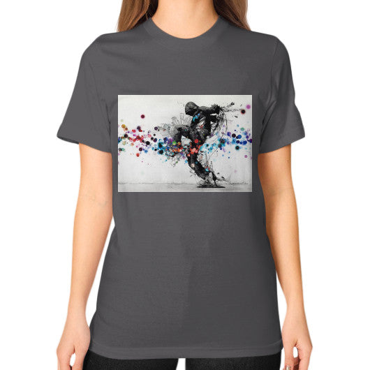 Unisex T-Shirt (on woman) Asphalt lvmmstudio