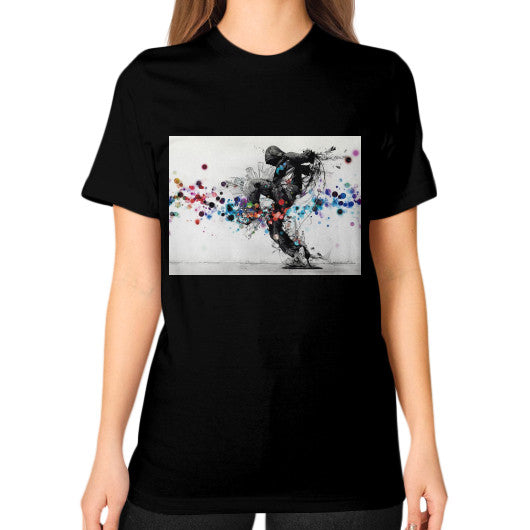 Unisex T-Shirt (on woman) Black lvmmstudio