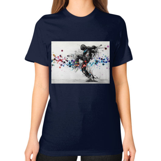 Unisex T-Shirt (on woman) Navy lvmmstudio