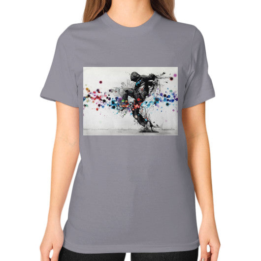 Unisex T-Shirt (on woman) Slate lvmmstudio