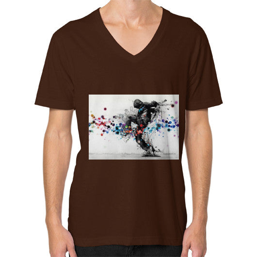 V-Neck (on man) Brown lvmmstudio