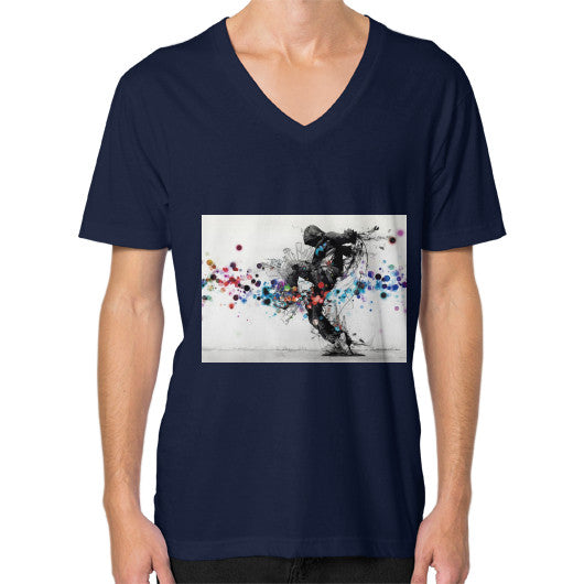 V-Neck (on man) Navy lvmmstudio