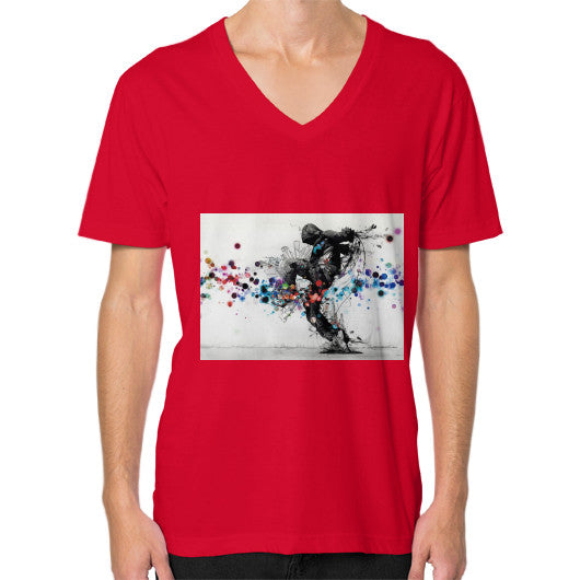 V-Neck (on man) Red lvmmstudio