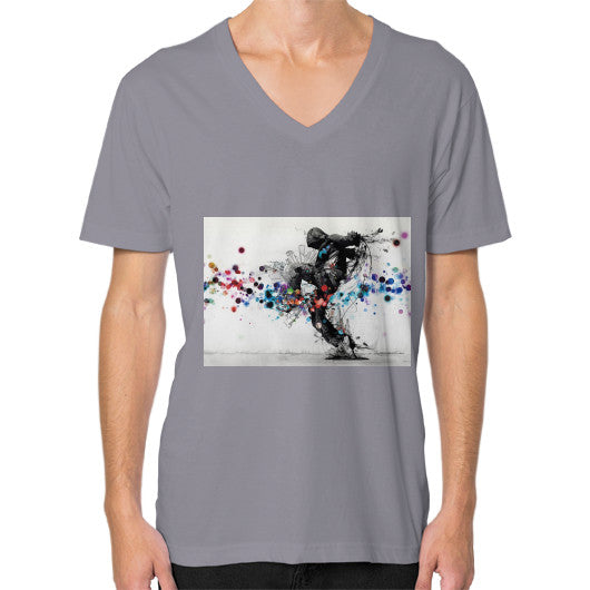 V-Neck (on man) Slate lvmmstudio