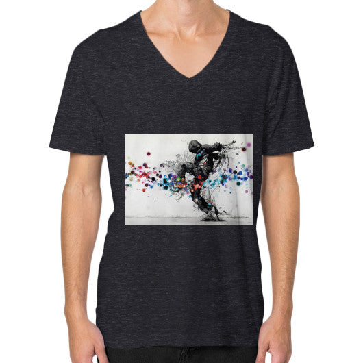 V-Neck (on man) Tri-Blend Black lvmmstudio