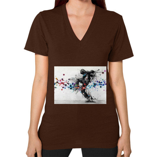 V-Neck (on woman) Brown lvmmstudio