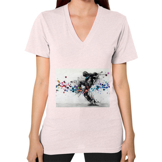 V-Neck (on woman) Light pink lvmmstudio