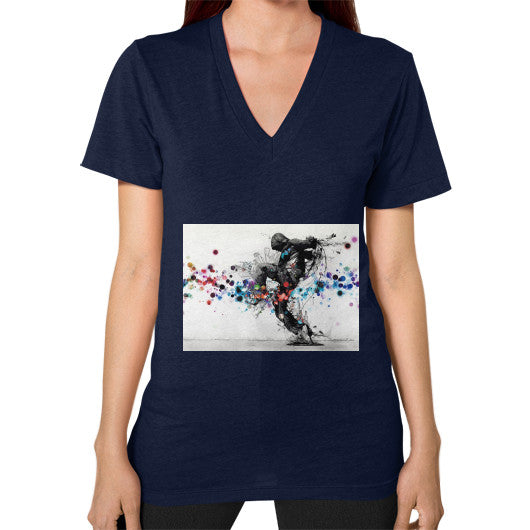 V-Neck (on woman) Navy lvmmstudio