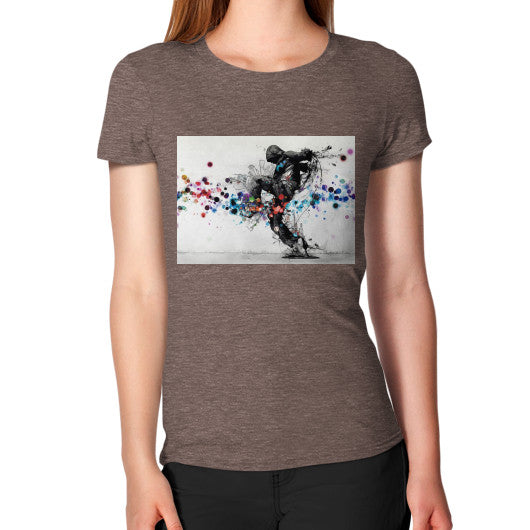 Women's T-Shirt Tri-Blend Coffee lvmmstudio