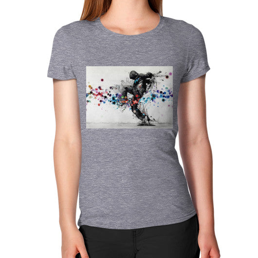 Women's T-Shirt Tri-Blend Grey lvmmstudio