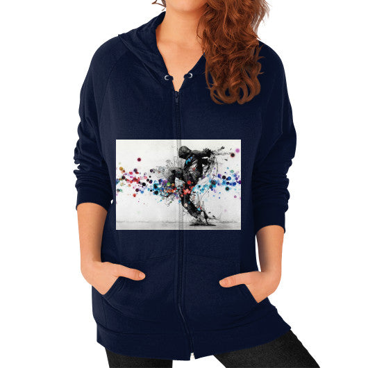 Zip Hoodie (on woman) Navy lvmmstudio